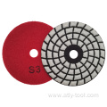 4inch 100mm Flexible 4 Step Dry Polishing Pad